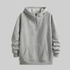 Men Hoodies Loose Sweatshirts Casual Fleece Lined Sweatshirt Winter Warm Hooded Pullover Tops With Pocket