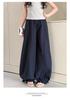 Girls' Summer 2026 New Flower Bud Lightweight Casual Pants, Korean Version Loose Wide Leg Pants for Adults and Children