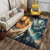 Balance harmony duality cosmic forces carpet Yoga living room room decor children's crawling mat doormat area rug games mat