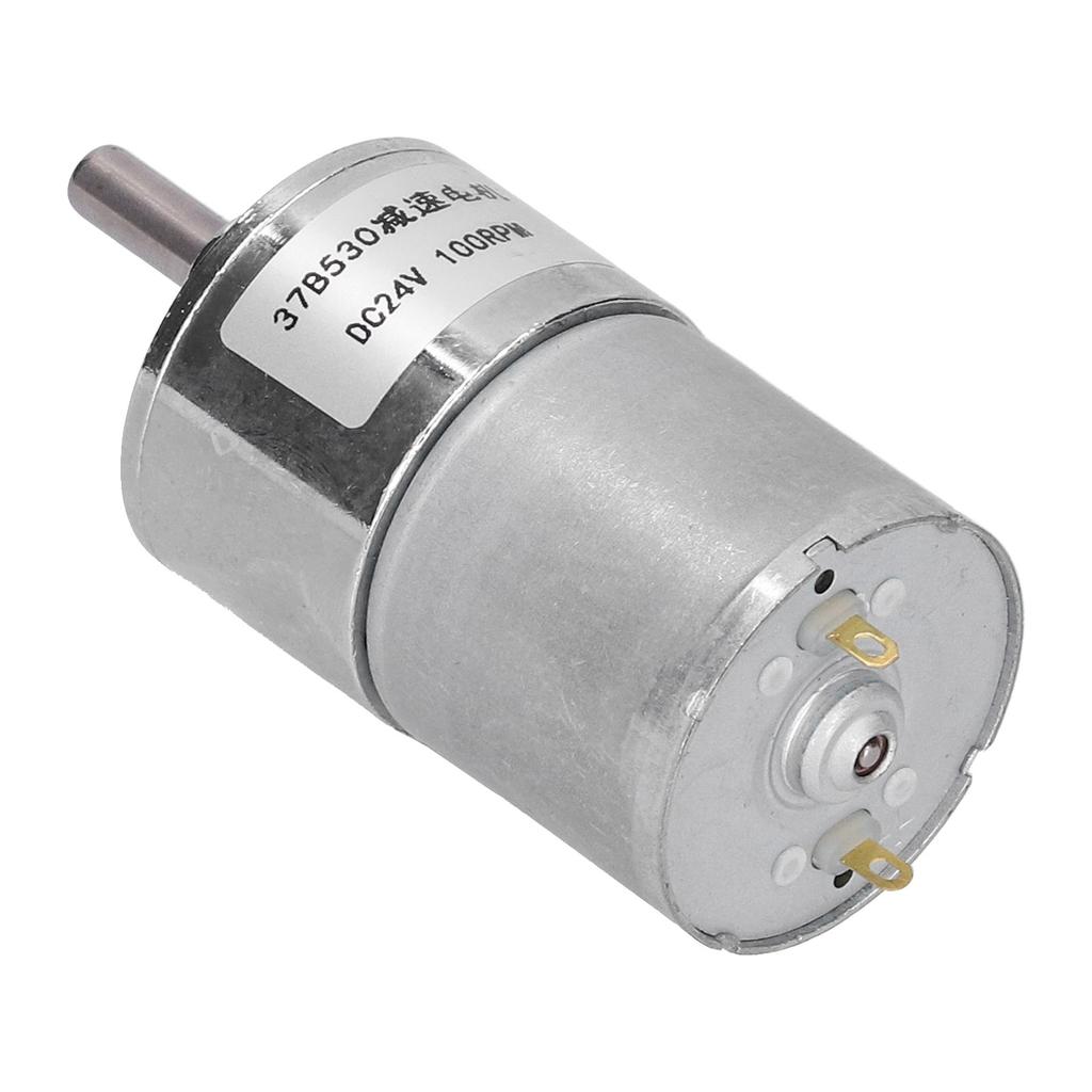 DC Getriebemotor Drehzahlreduzierung Automatisierte Ausrüstung Industriebedarf 24V 100 U/min 37B530