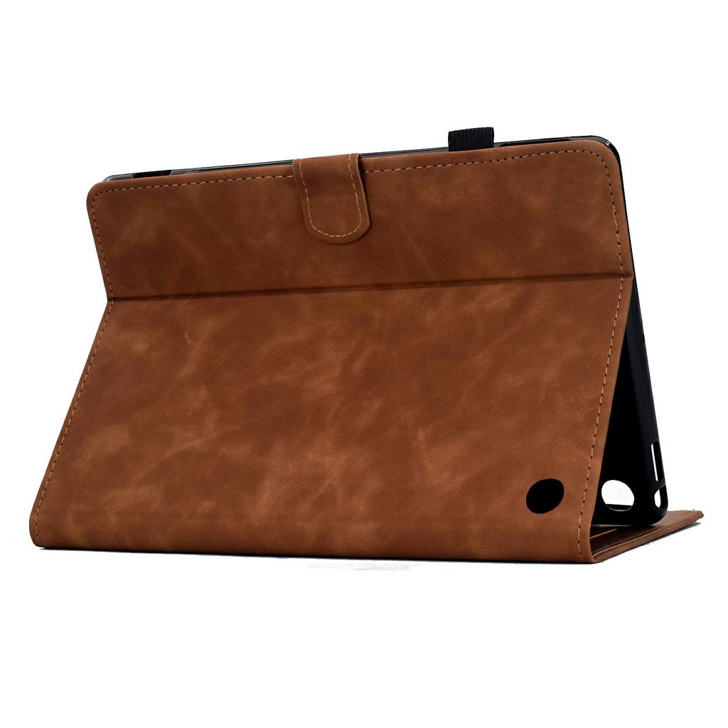 For Amazon Fire 7 (2022) Case Mandala Imprinted Leather Tablet Cover with Card Slots