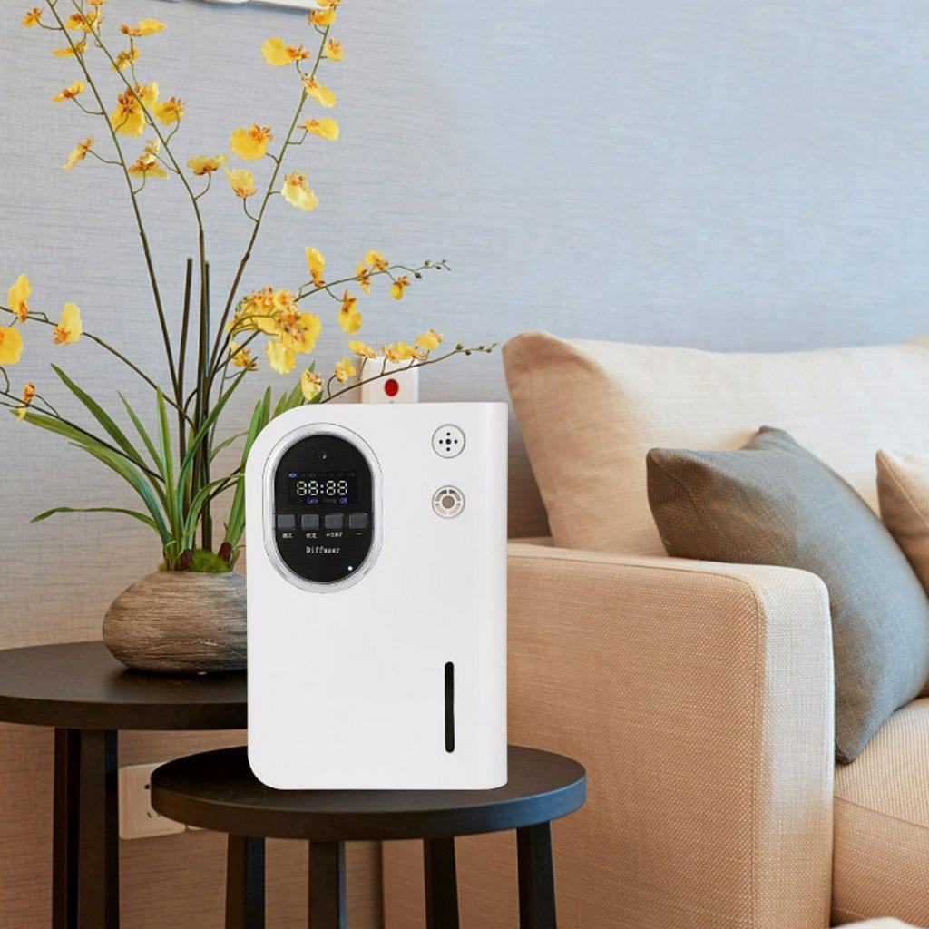 DC 12V Fragrance Diffuser Air Purifier Essential Oil Air Ionizer with Timer Funciton and LCD Display for office hotel Home