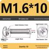 304 Stainless Steel Phillips Round Head Screw with Flat Washer M3/M4/M5/M6