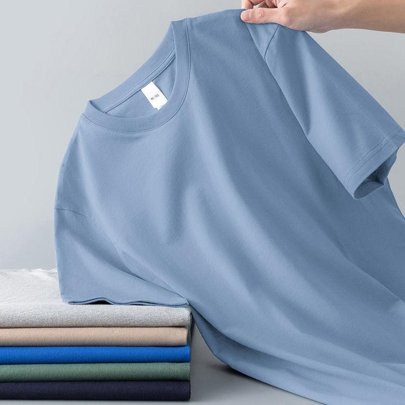 Herren Basic T-Shirt Kurzarm Rundhals T-Shirt Tops