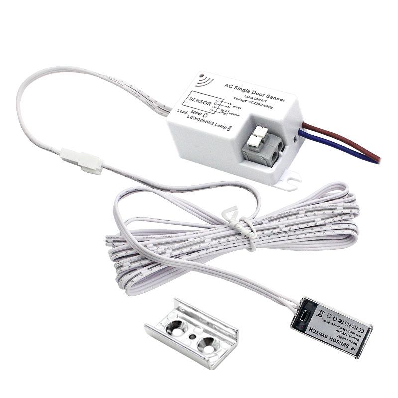 Ultra-thin 220V Detachable LED Wardrobe Sensor with Wireless Smart Control