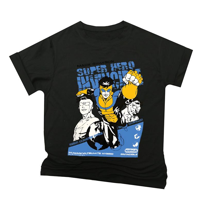 Invincible Universe Cartoon T-Shirt, Shirt Omni-Man Shirt, Graphic T Shirts, Oversized T Shirt, Men Clothing