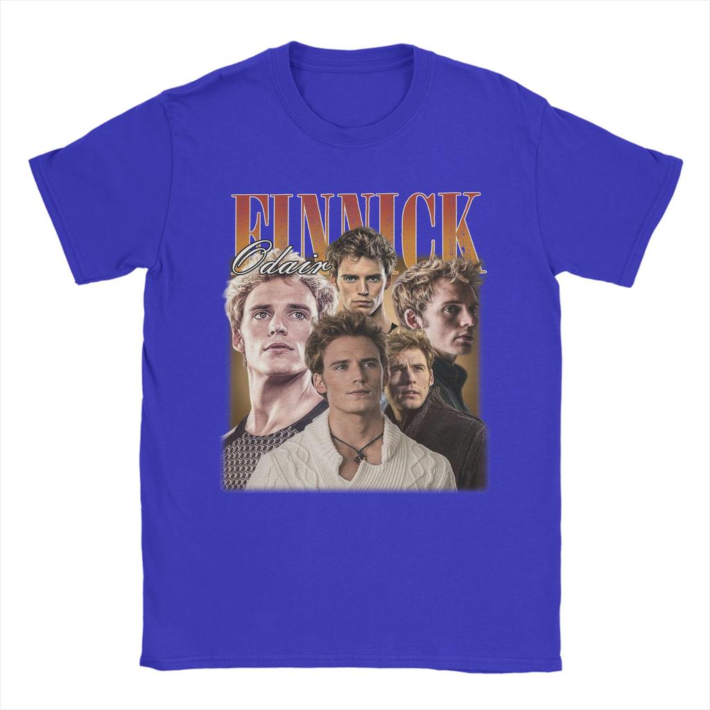 The Hunger Games Finnick Odair T Shirts Men 100 Cotton Amazing TShirts Round Collar Tee Shirt Short Sleeve Tops New Arrival