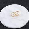 For Women Hollow Flower Simulated Pearl 6 Pair/Lot Stud Earrings Jewelry Accessories Earring Sets