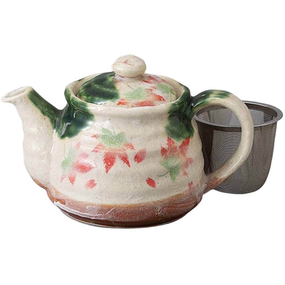 

Ale-net 500cc Momiji Teapot with Tea Strainer, Teapot for Commercial Use, Suitable for Hotels and Inns