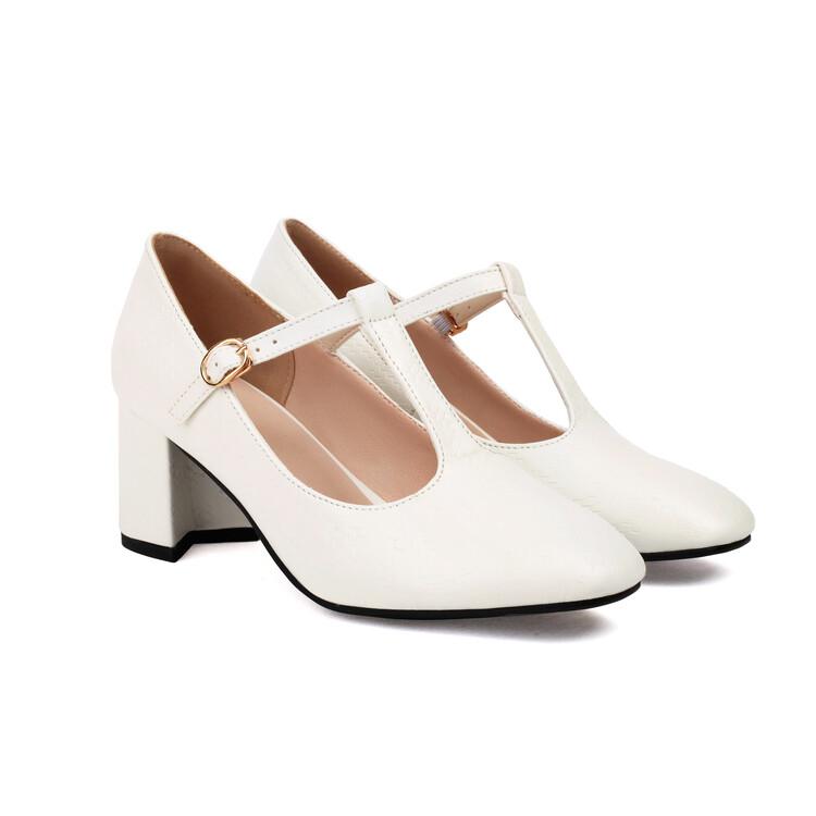 

Большие размеры 47–48, женские туфли Мэри Джейн с Т-образным ремешком, лакированная кожа крокодила, золотисто-серебряная пряжка, туфли-лодочки на высоком каблуке 40 белый