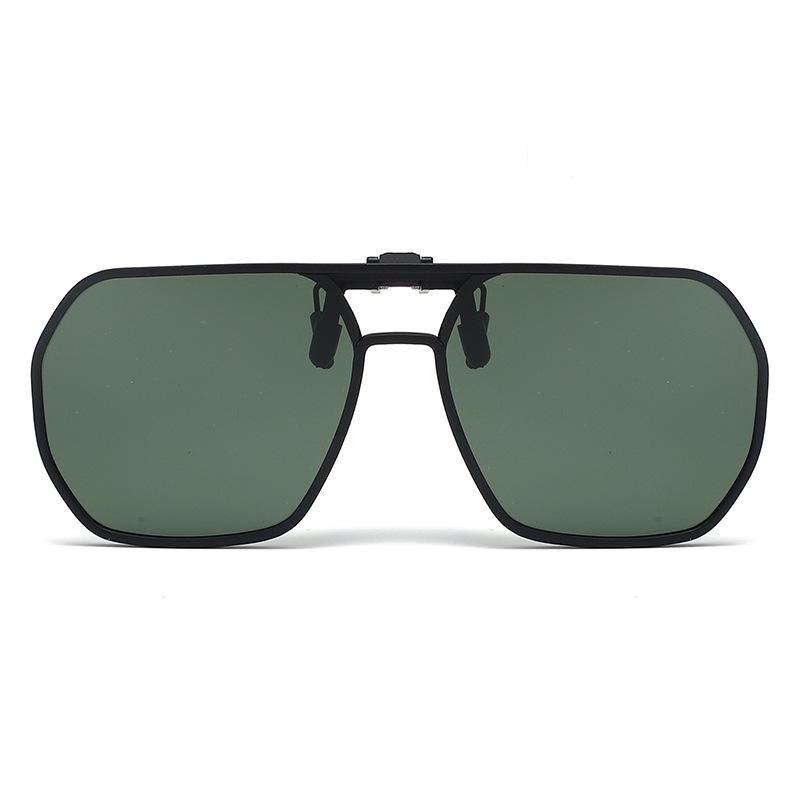 Polarised Glasses Clip-On Lenses Anti-Glare Clip-On Sunglasses Polarized Clip-On Uv400 Night  Glasses For Travel Casual Other темно-зеленого