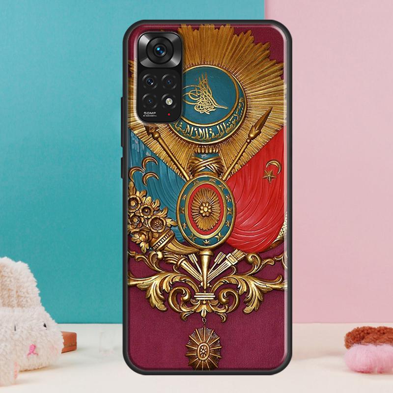 Ottoman Empire Coat Of Arms Case For Xiaomi Redmi Note 12 11 10 9 8 Pro 9S 10S 11S 12S Redmi 12C 9A 9C 10A 10C Coque