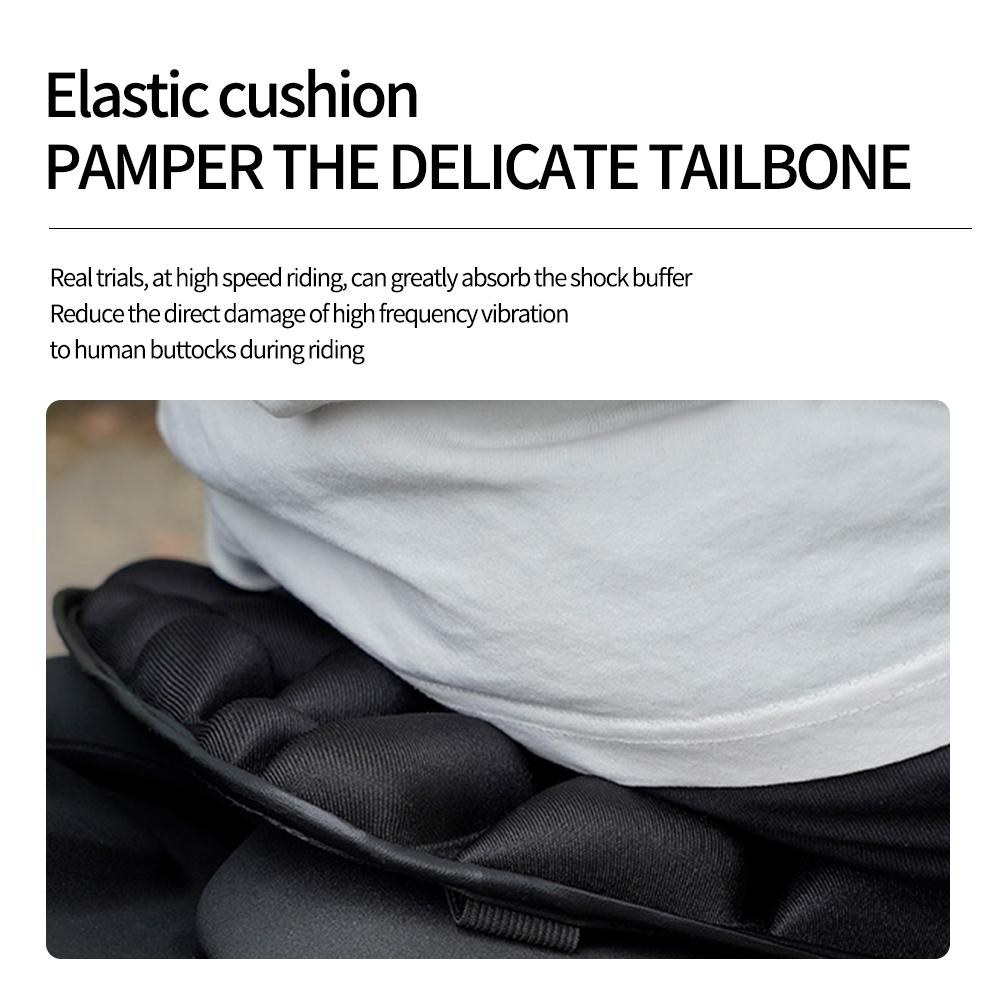 Motorcycle Seat Cushion 2 Pack Front+Rear Anti Slip Seat Cover Moto Pressure Relief Ride Seat Pad Motorbike Accessories