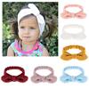 Europäischer und Amerikanischer Stil Baby Haarband Baby Baumwoll Gaze Elastisches Haarband Hasenohren Haaraccessoires Stirnband Neuer Stil