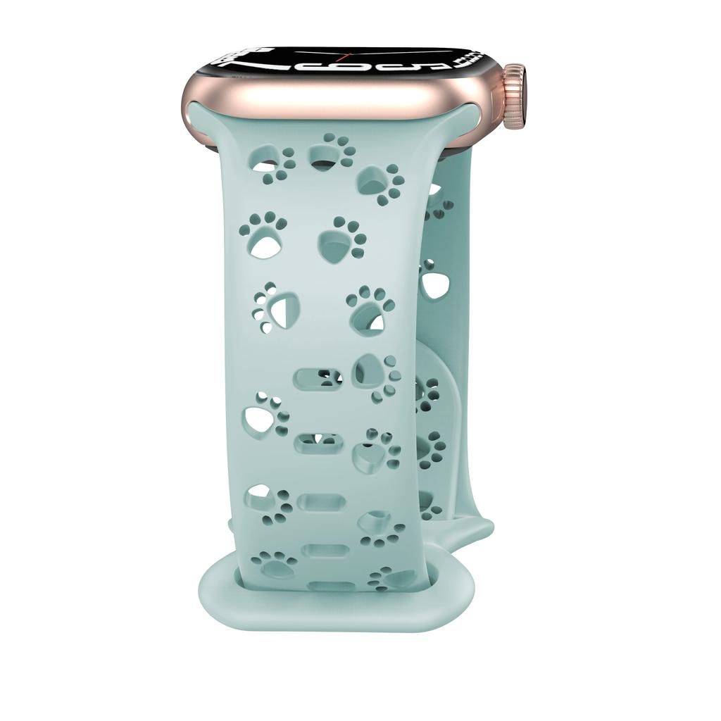 Classic Dog Paw Silicone Strap For Apple Watch Band 44mm 40mm Correa 38 42mm bracelet iwatch Series ultra 8 7 SE 6 5 4 3 49mm 45 mm 41mm