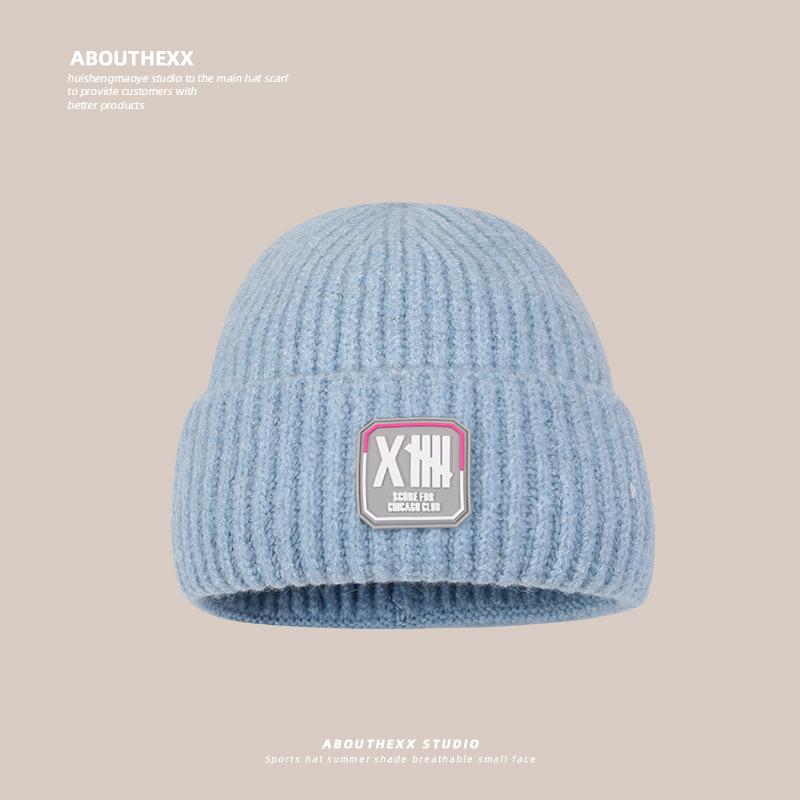 Hats for Women Warm Knitted Hats  Korean Style  Fashionable and Versatile Student Outdoor Cold Wool Hats  Japanese Cold Hats  Men