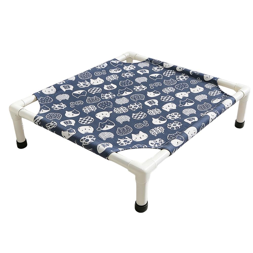 Comfortable Pet Camping Bed Detachable Pet Cool Nest Cat Lounger Cat Elevated Bed  Travel Portable