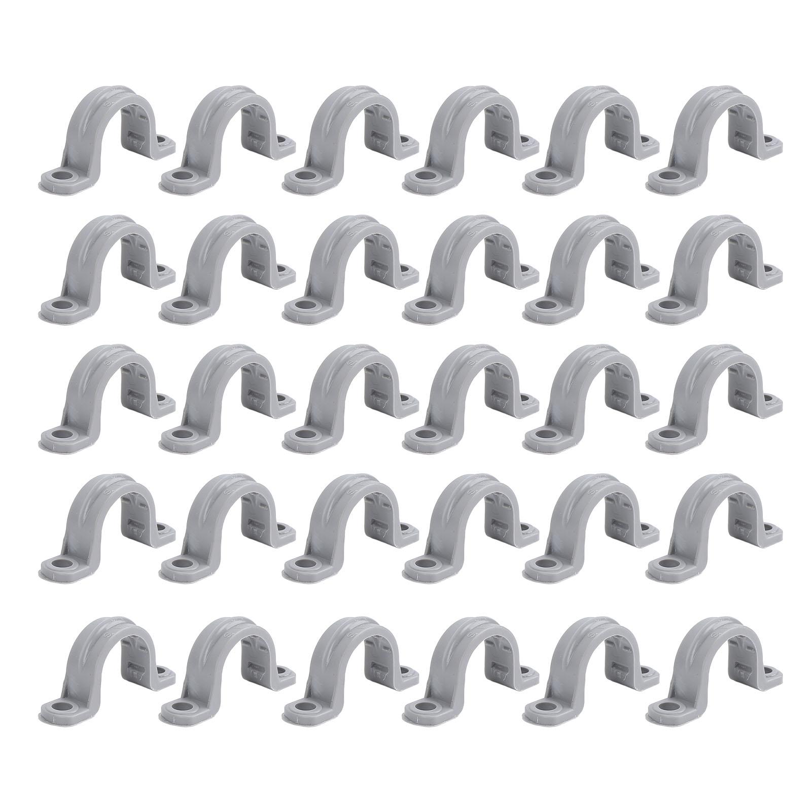 

30 шт. зажим для электропроводки 12 дюймов 2 отверстия ПВХ труба монтажный кронштейн для электропроводки