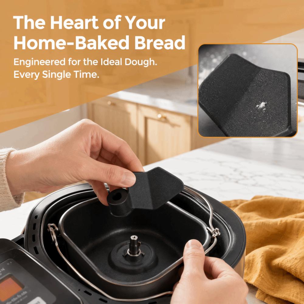 Black Breadmaker Mixing Blade Aluminum Alloy Bread Maker Kneading Paddle  Breadmaking Baking