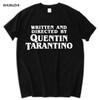 Tarantino Tribute TShirt Men Cotton Shirt Pulp Fiction Reservoir Dogs