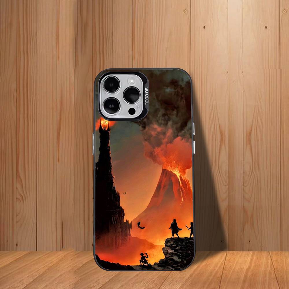The L-LordS of the R-Rings Phone Case For iPhone 17,16,15,14,13,12,11,Mini,Pro,SE,MAX White Matte Shockproof Cover