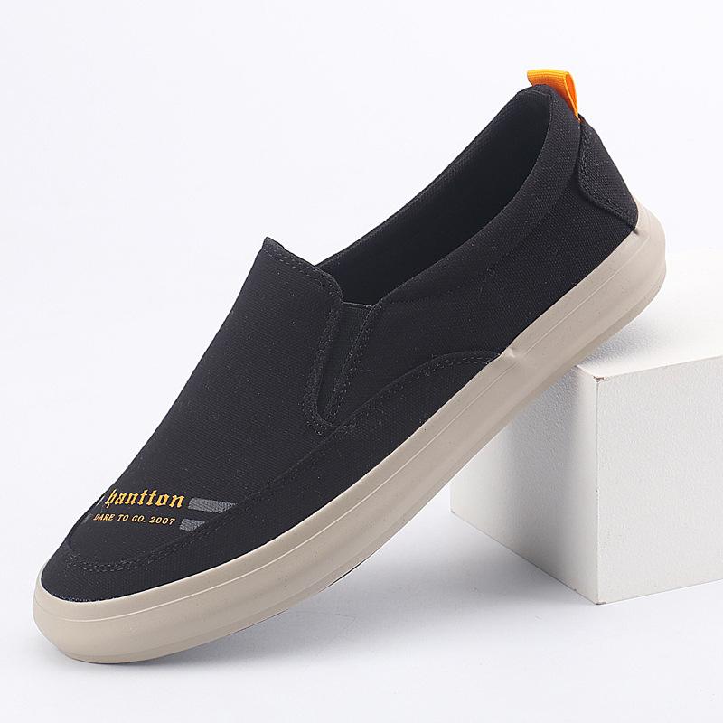 2024 Jaro a Podzim Nové Pánské Plátěné Boty Klasické Všestranné Retro Trendy Módní Pohodlné Pánské Ležérní Sportovní Boty