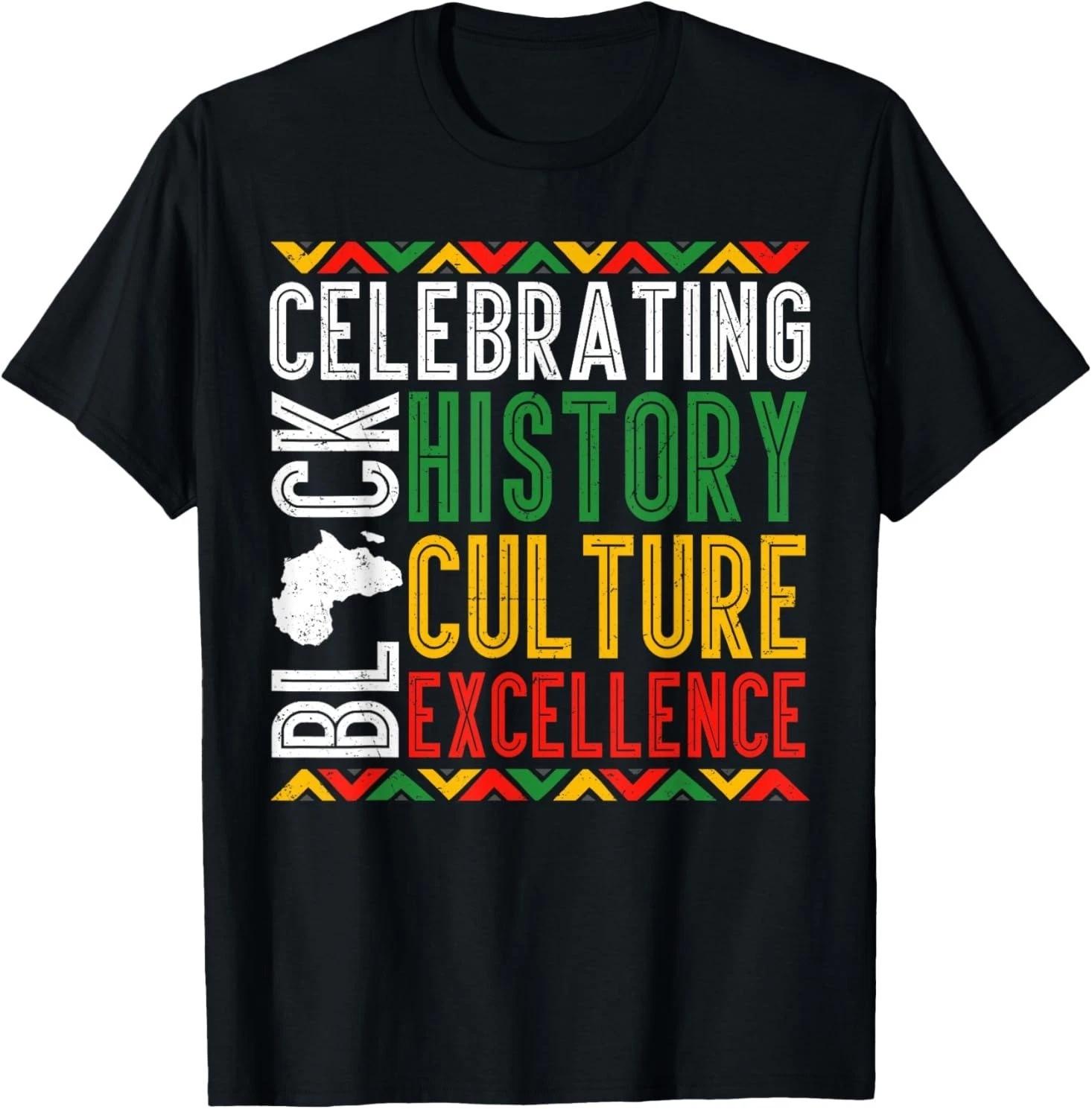 

Celebrating Black History Month Afro African Men Women T shirt 2XL