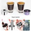 i Cafilas [YK01] Reusable Coffee Capsule Refillable Filter 304 Stainless Steel Cream Maker for Lavazza Blue Espresso Point Tchibo Cafissimo K Fee
