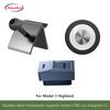 Auto Magnetischer Kabelloser Lade-Handyhalter Für Tesla Model Y Juniper Model 3 Highland 2021-2025 Transparente Basis OBD-Ladegerät