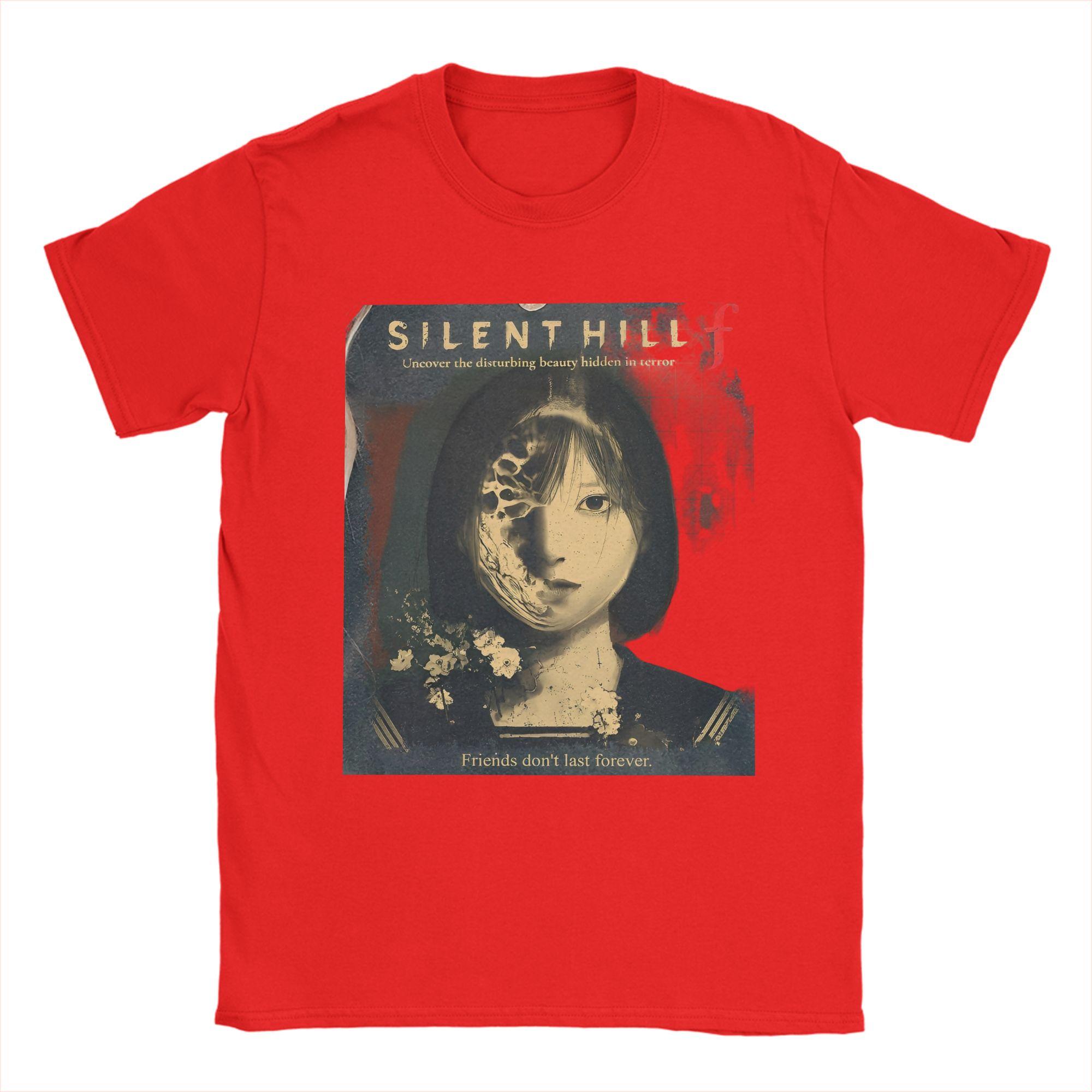 

Оверсайз футболка Хинако Симидзу Silent Hill f 100% хлопковые футболки Повседневная футболка для мужчин Летние Y2K Забавные топы с коротким рукавом S