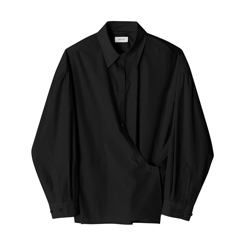 

Lemaire Sh1141 Lf588 Bk995 Straight Collar TwiSted Women S Shirt SH1141 LF588 BK995 (38)