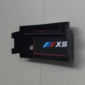 AAAOX1 For BMW 2019 2020 2021 2022 X5 G05 X6 G06 X7 G07 1Pc ABS Inner Armrest Storage Box Decoration Cover Trim Plastic Car Accessories