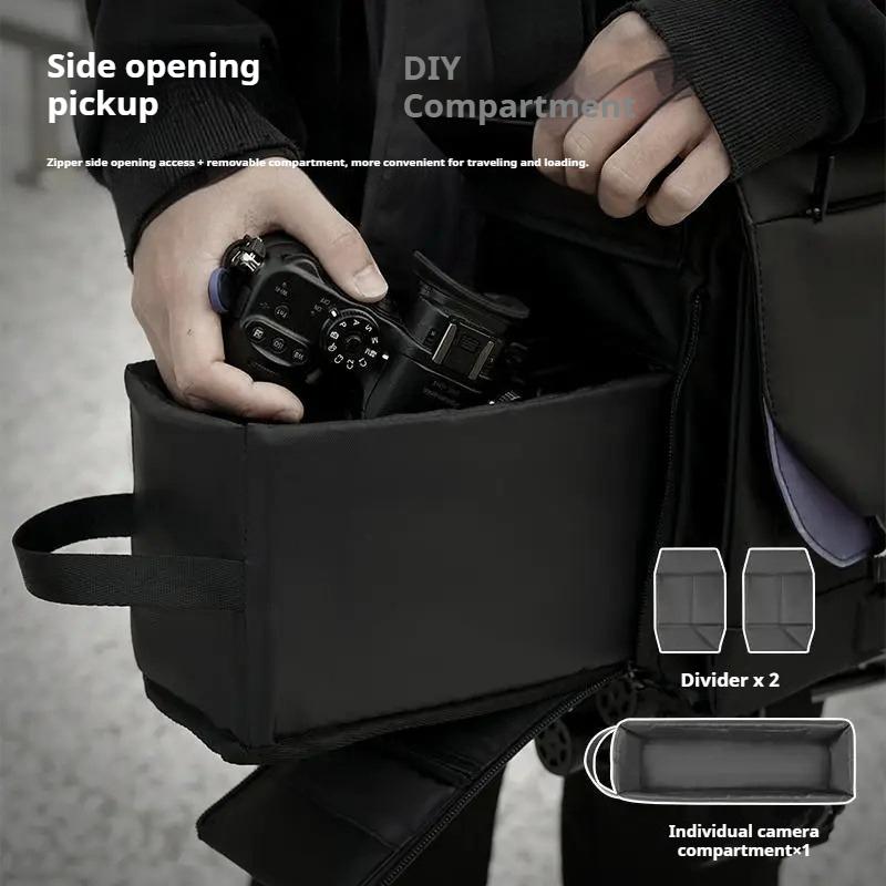 Trendy Cool Shoulder Crossbody Camera Bag High Value Micro SLR Camera Waterproof Professional Photography Bag