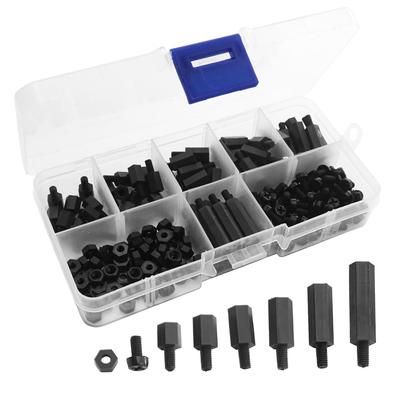 M3 Nylon Standoff Hex Spacers, Screws, and Nuts Assortment Kit for Remote Control Cars, FPV Drones, Quadcopters, Frames, and Audunio PCB Boards (180
