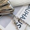 Women's Trendy Crossbody Chain Bag with Metal Bow - Lightweight and Stylish Shoulder Bag