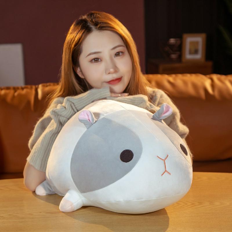 40/50cm Adorable Hamsters Stuffed Plush Doll Cartoon Lifelike Guinea Pig Plush Toys Hug Pillow For Baby Kids Xmas Birthday Gift