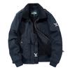 Autumn and Winter Cotton-padded Clothes Men's Warm Washed Lamb Wool Jacket Lapel Cotton-padded Jacket Casual Tooling Cotton-padded Jacket