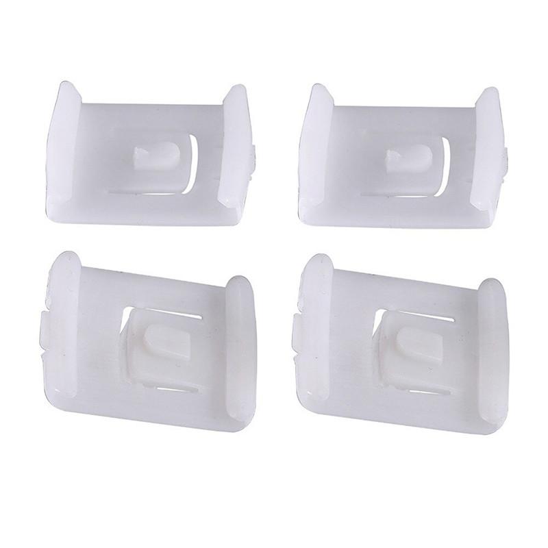 4PCS Seat Fastener Rail Runner Clips Sliders Guide For VW Golf MK1 MK2 MK3 Jetta MK1 MK2 Scirocco MK1 MK2