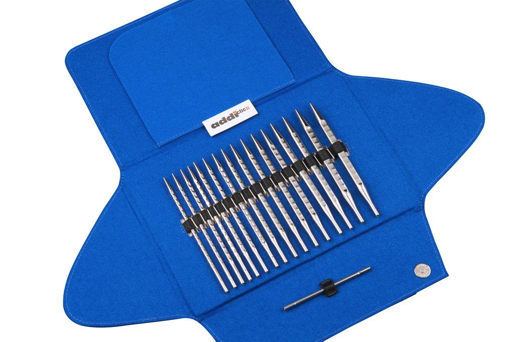 Addi Click System Circular Needle Made In with Japanese Instructions Set, Interchangeable, Germany, (Novel Long) [Used]