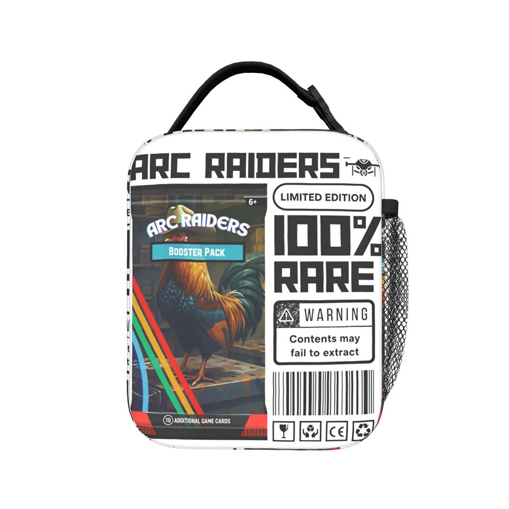 ARC Raiders Futuristic Sci-Fi Game Insulated Lunch Bag Thermal Bag Reusable,Lunch Container  Leakproof Tote Lunch Box