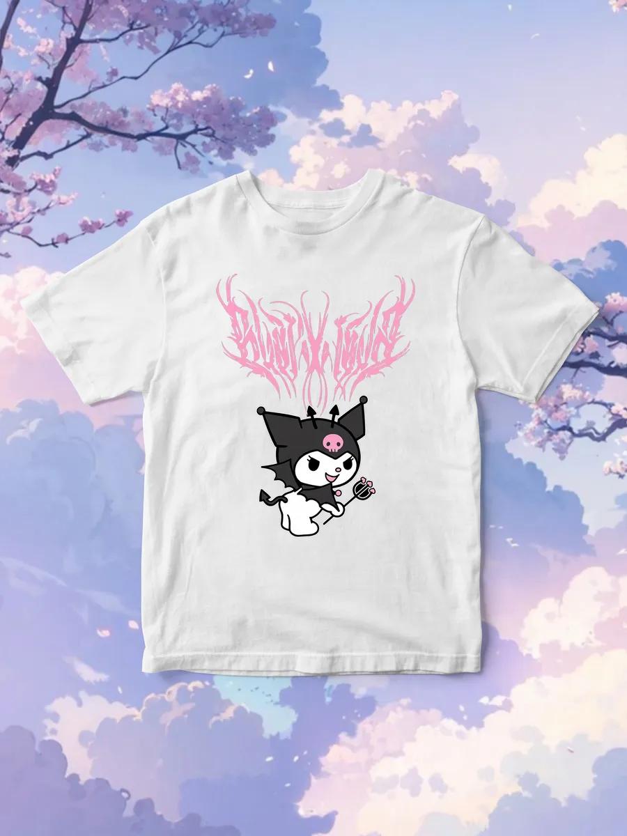 Oversized Thick T-shirt Hello Kitty Anime pinterest 4XL