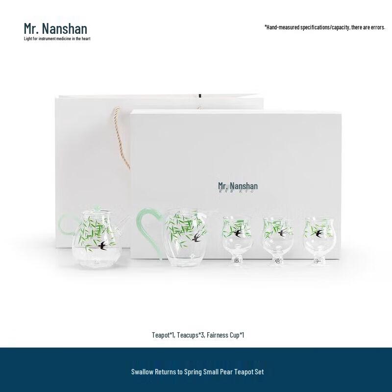 Yan Guichun Small Pear Glass Teapot Set