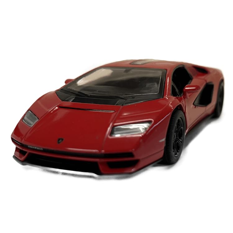 Lamborghini Countach Red KINSMART Pullback Diecast Car 138 LPI800-4
