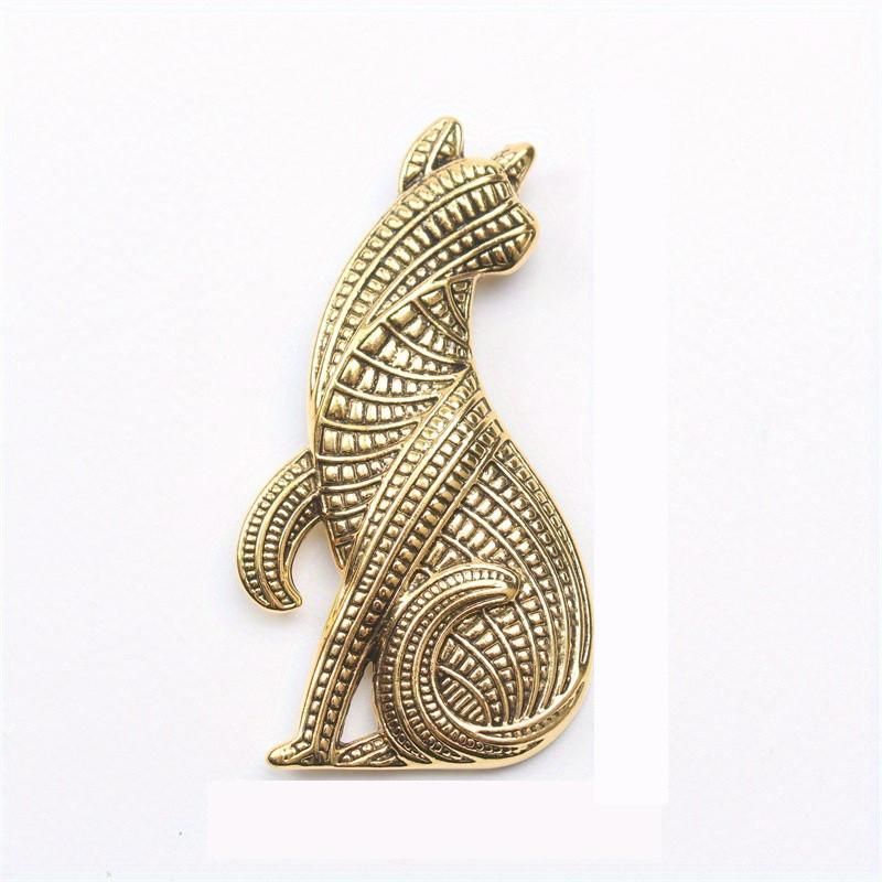 Animal Brooch Pin With Electroplated Alloy For Fashion Accessory And Wardrobe Decor