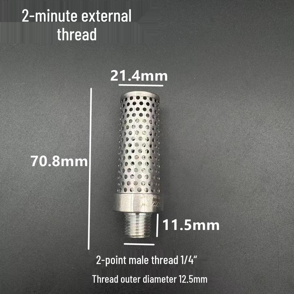 304 Stainless Steel Male Thread Mesh Tube Oil Filter and Separator