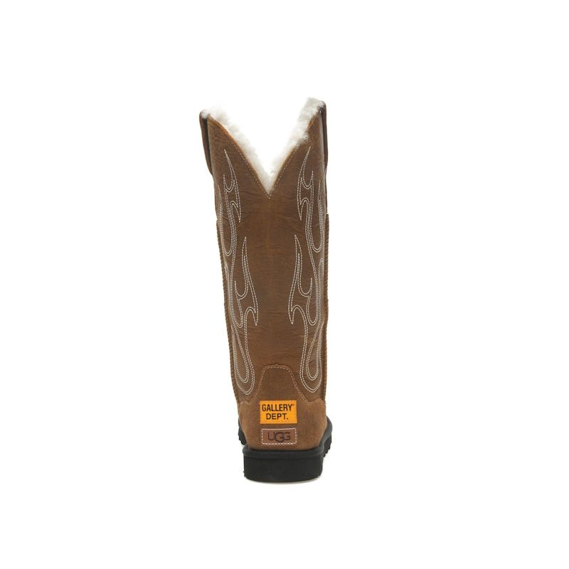 Gallery Dept. x UGG Classic Boot Brown Stitched Men Sneakers 1169992-BRN