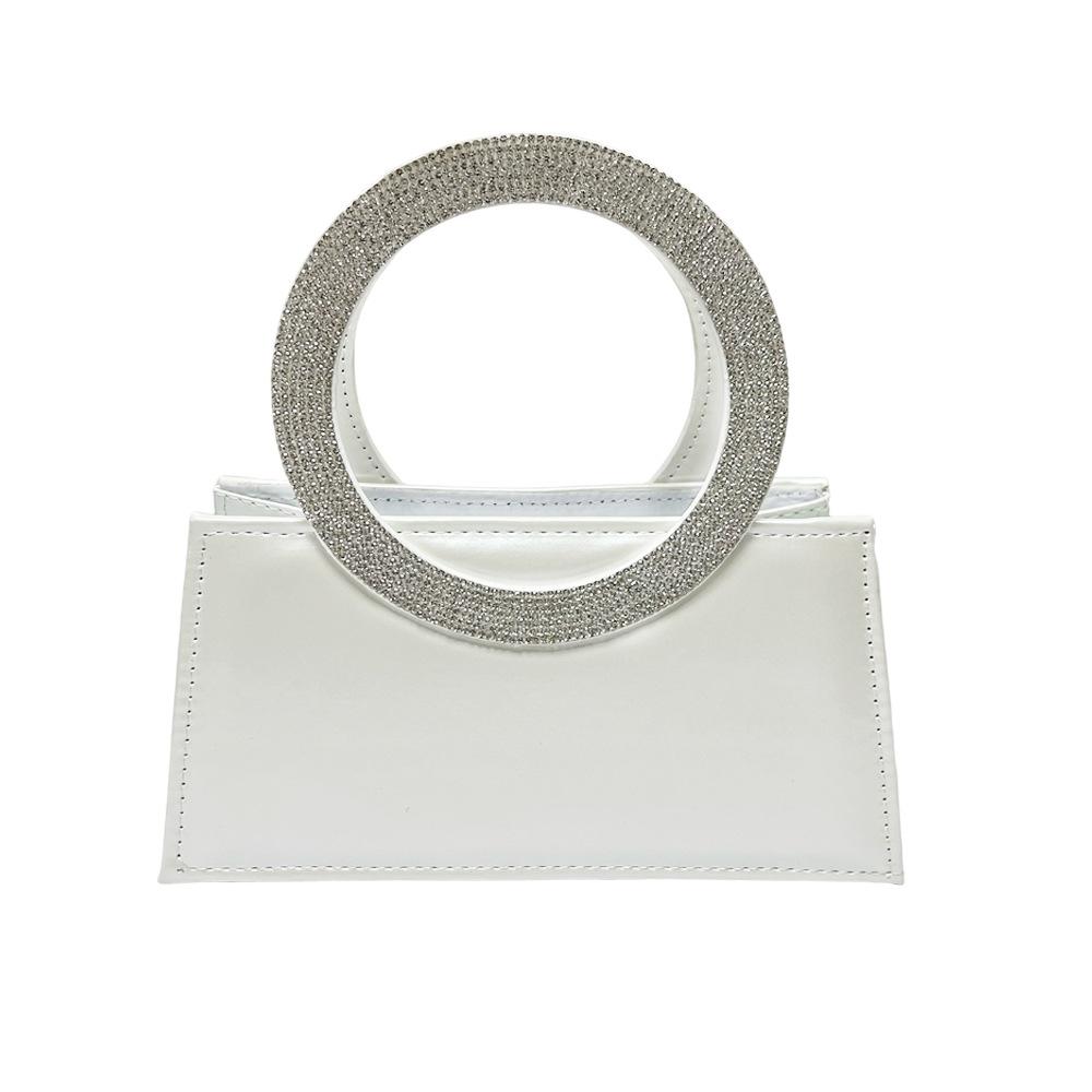 High-end Single-shoulder Bag, Fashionable Evening Bag, Elegant Dress Bag, Rhinestone Clutch Bag