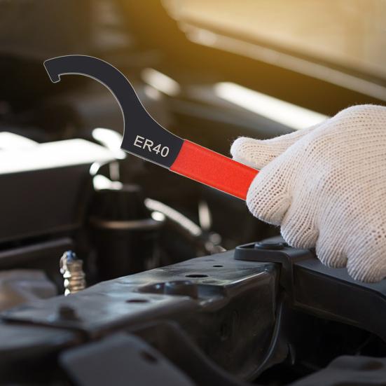 6Pcs Coilover Spanner Wrenches Rustproof Corrosion Resistant Shock Adjustment C-Shape Spanner Hook Wrench Tools