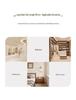 Ethnic Style Irregular Wall-Mounted Full-Length Floor Mirror for Indoor Use