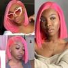 Front Bob Wig front lace wig, hot-selling Bobo head in Europe and America, short, natural daily full head cover